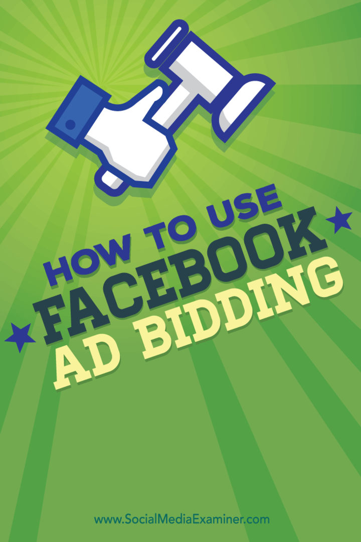 Как да използваме наддаването на реклами във Facebook: Проверка на социални медии