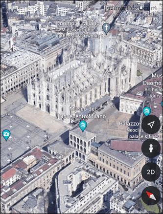 3D изглед на Google Earth