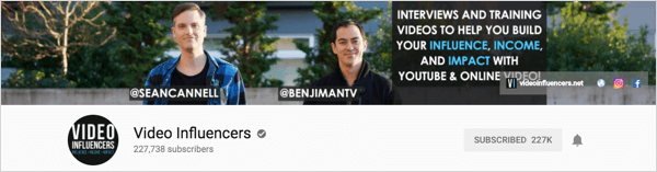 Video Influencers е канал, който произвежда седмични интервюта.