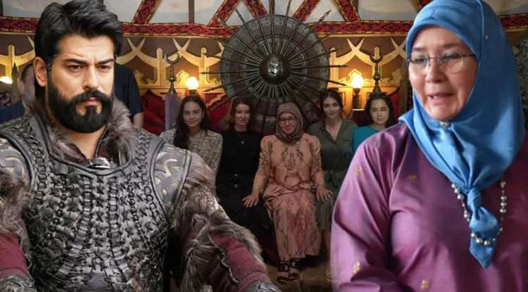 Кралицата на Малайзия се оказва фен на Establishment Osman: Вие давате уроци по история във всеки епизод