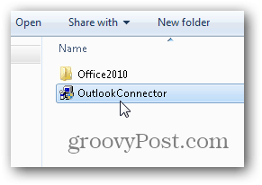 Outlook.com Outlook Hotmail Connector - Стартирайте инсталатора outlookconnector.exe