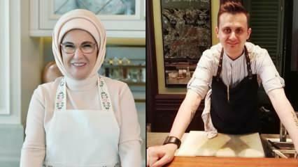 Емине Ердоган поздрави готвача Фатих Тутак, който получи звездата Мишлен!