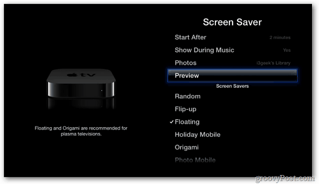 Apple TV: Използвайте вашите снимки като скрийнсейвър