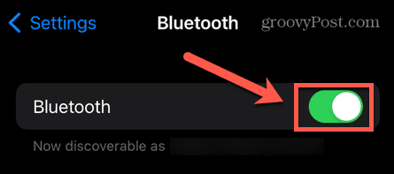 iphone bluetooth включен