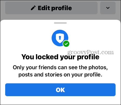 Заключете своя Facebook профил