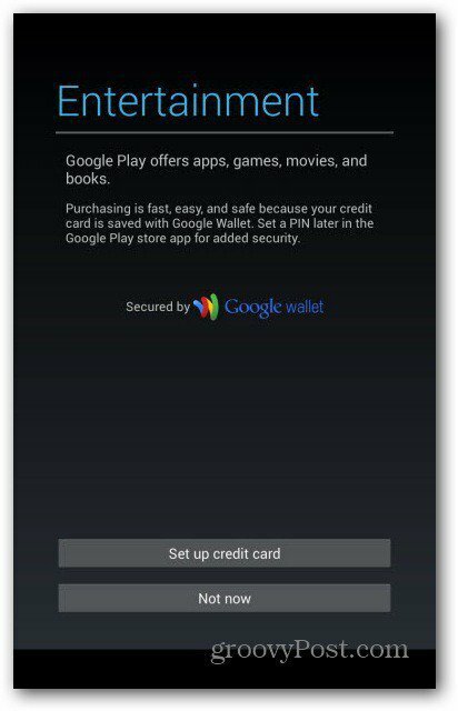 Потребителски акаунти на Nexus 7 - Google Wallet