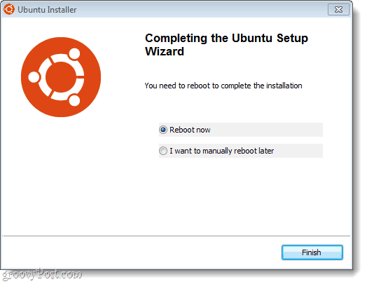 настройката на ubuntu завършена