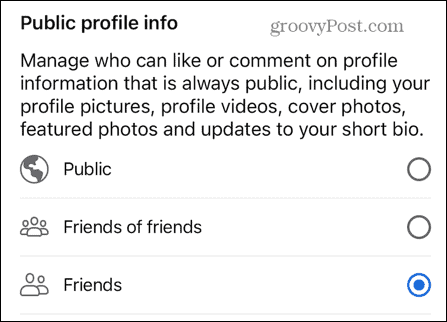 информация за обществения профил във facebook