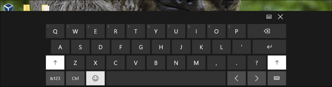 активирайте клавиатурата на емоджи Windows 10