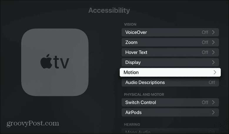 Деактивирайте автоматичното пускане на видео и звук на Apple TV