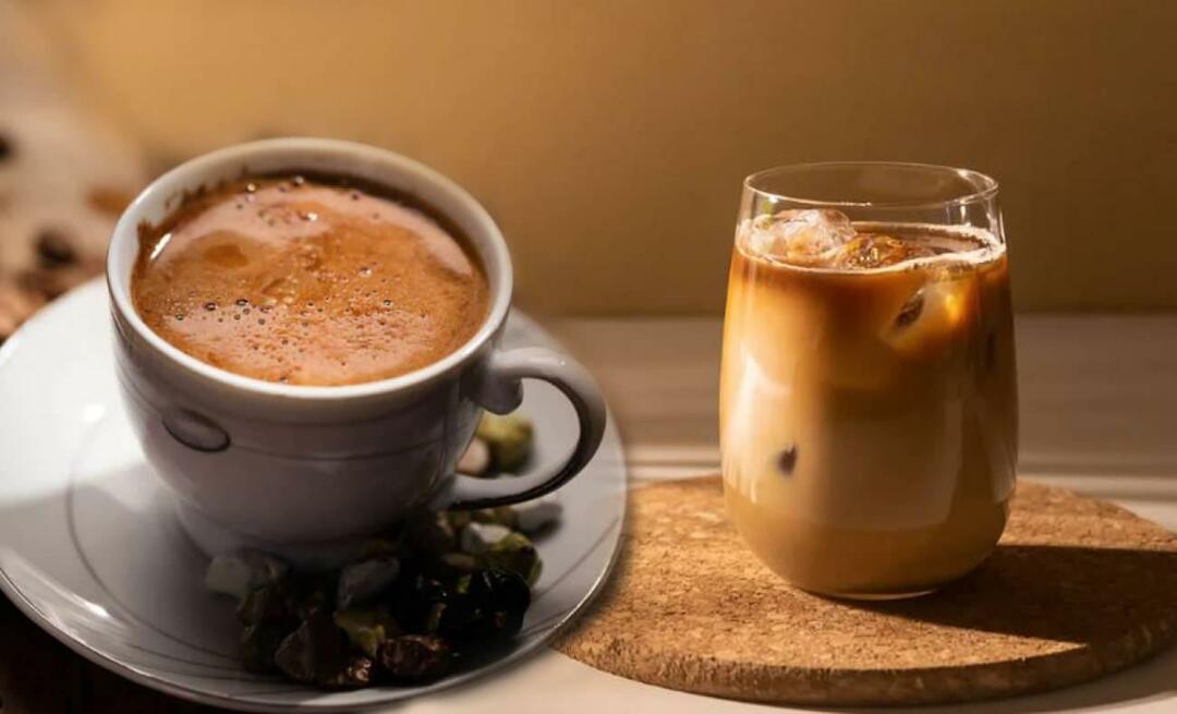 Как се прави студено кафе с турско кафе? Приготвяне на студено кафе от турско кафе