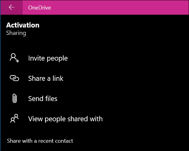 Прозорец на приложения OneDrive 10 8