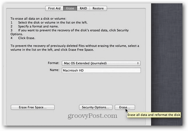 Как да изтриете твърдия диск на вашия Mac и преинсталирайте OS X