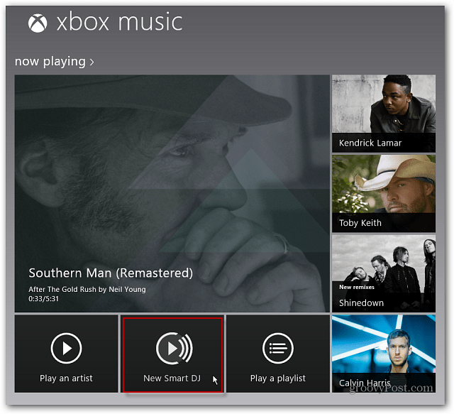 Как да използвате Xbox Music Smart DJ в Windows 8
