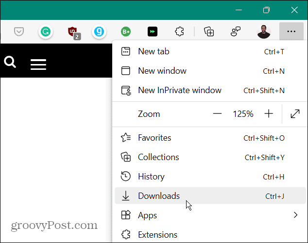 изтрийте историята на изтеглянията в Microsoft Edge