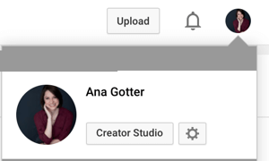 достъп до студио за създатели на YouTube