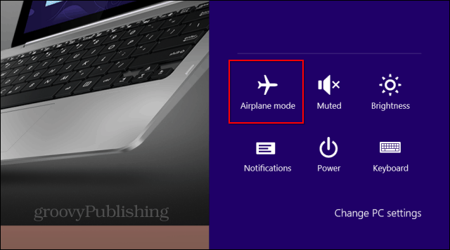 Икона на Windows 8.1 Airplane Mode