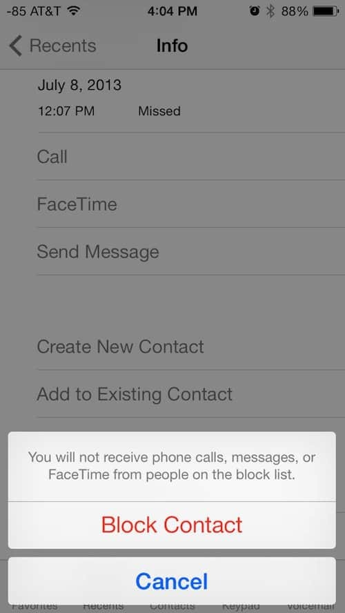 Apple iOS 7 добавя възможност за блокиране на нежелани обаждания и текстове