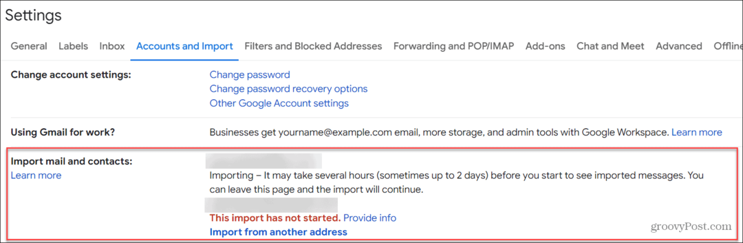 Как да импортирате имейл от Outlook в Gmail