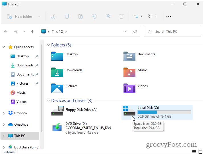 Този PC File Explorer Windows 11