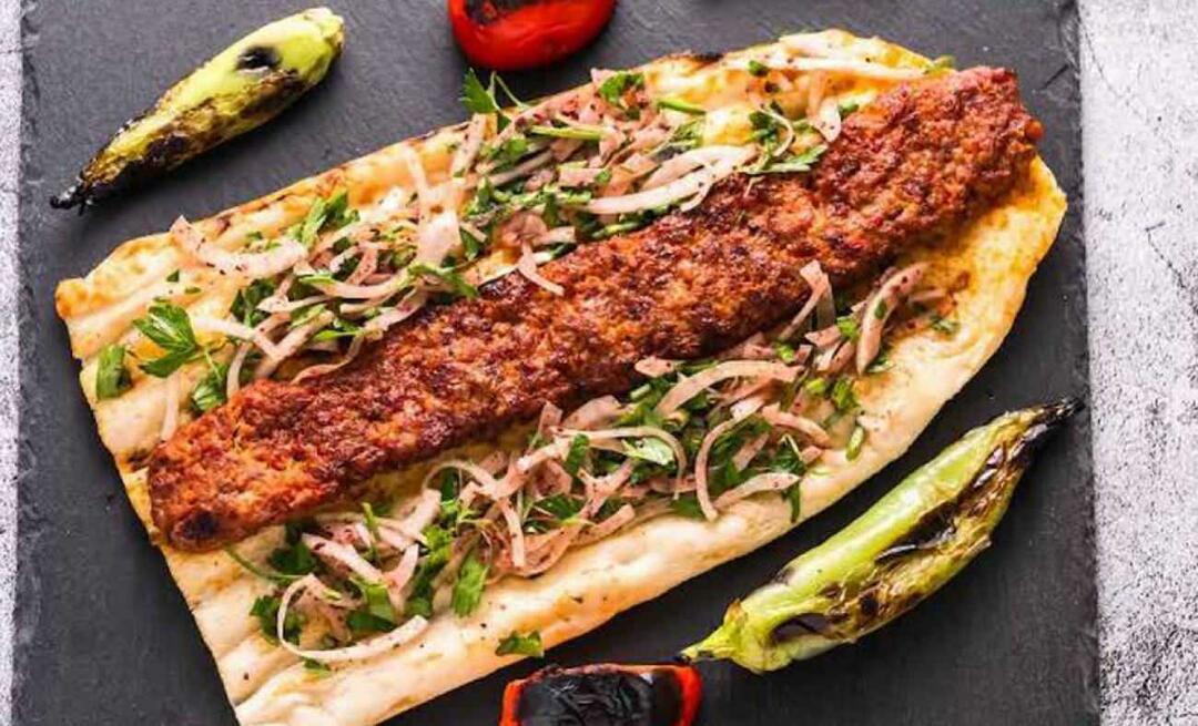 Harbiye Kebab, който ще има вкус, сякаш ядете в ресторанта! Как се прави Harbiye Kebab?