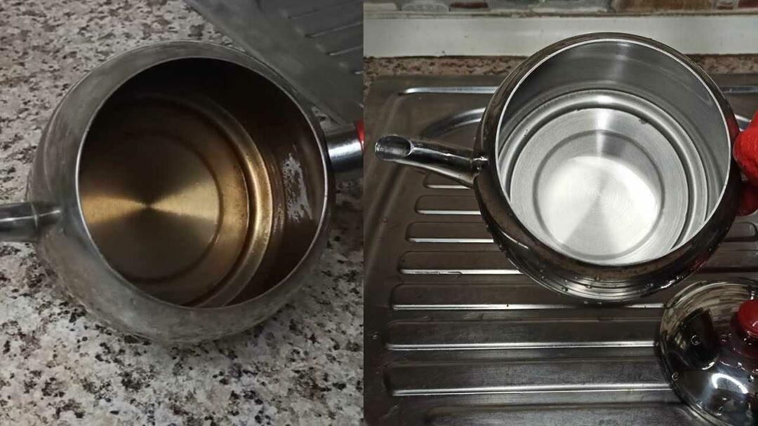 Как да почистите стоманен чайник?