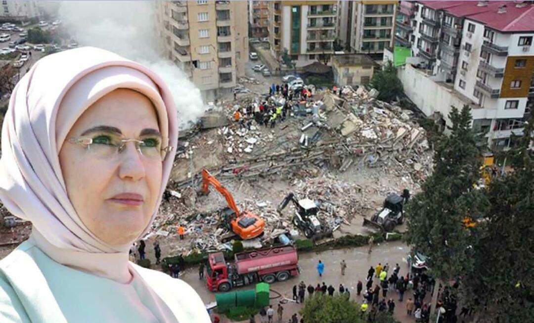 Първата дама Ердоган: Сърцата ни бяха разпалени от новината за земетресението!