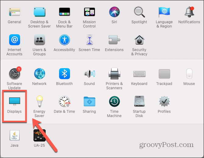 mac показва икона