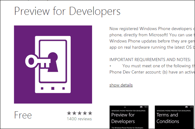 Как да получите Windows Phone 8.1 актуализации рано с преглед за разработчици