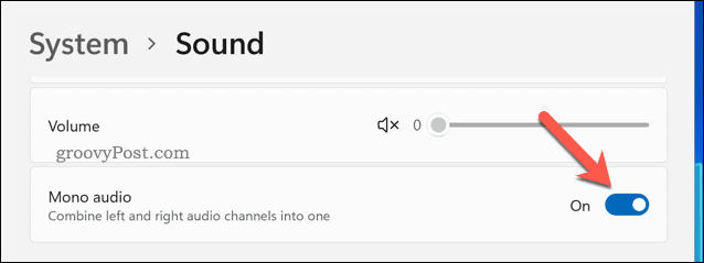Активирайте моно аудио в Windows 11