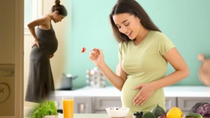 Храни, които карат бебето да наддава по време на бременност! Защо нероденото бебе не наддава?