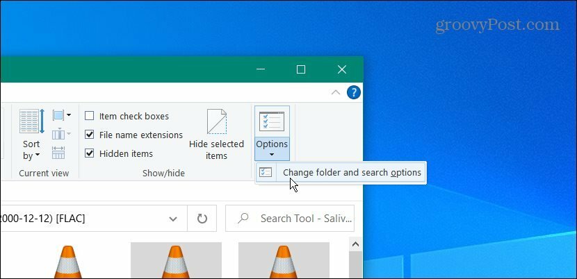 Опции на Windows 10 File Explorer
