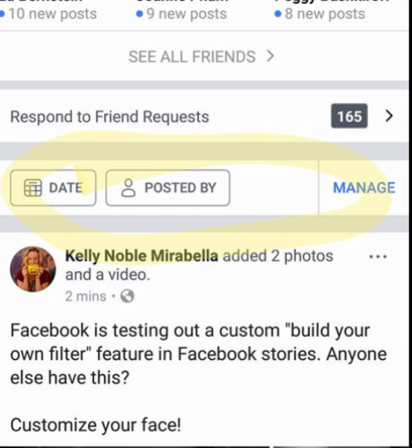 Изглежда, че Facebook въвежда лесен начин за търсене, филтриране и управление на публикации, създадени от вас, вашите приятели или всички.