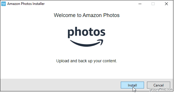 Инсталирайте настолното приложение Amazon Photos