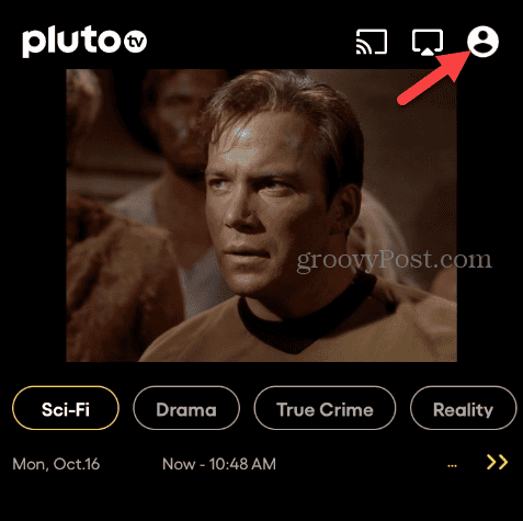 Изтриване на Pluto TV акаунт