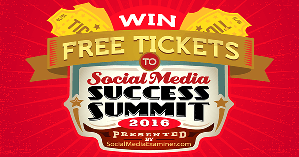 спечелете билети за срещата на върха за успех в социалните медии 2016