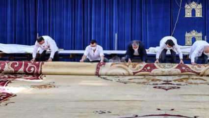 Приключва реставрацията на най-големия килим от Националните дворци