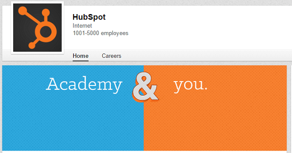 hubspot свързано банерно изображение за академия и вие