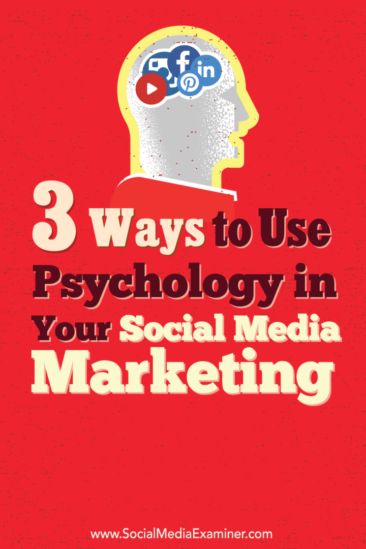социални медии и принципи на психологическия маркетинг