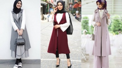 Комбинации с жилетки за жени с хиджаб