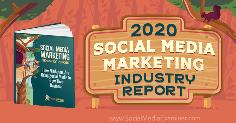 Доклад за маркетинговата индустрия за социални медии за 2020 г. от Майкъл Стелцнер на Social Media Examiner.