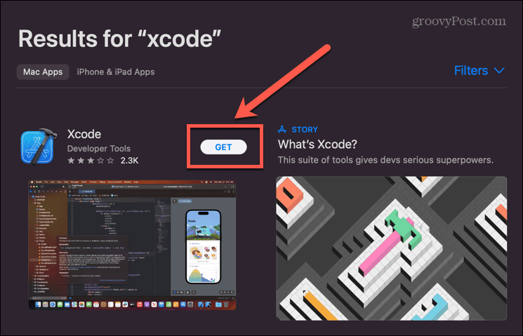 магазин за приложения вземете xcode
