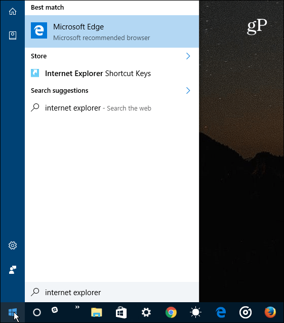 Как да изключите Internet Explorer в Windows 10