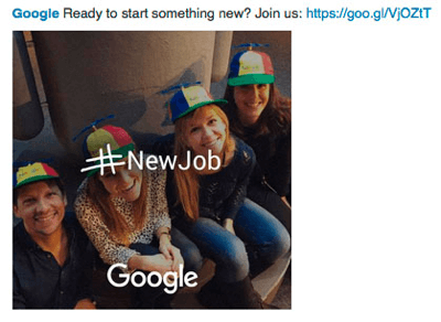 google linkedin реклама за намиране на талант