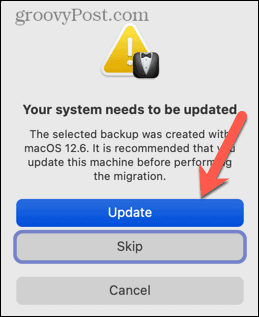 mac актуализиране на OS