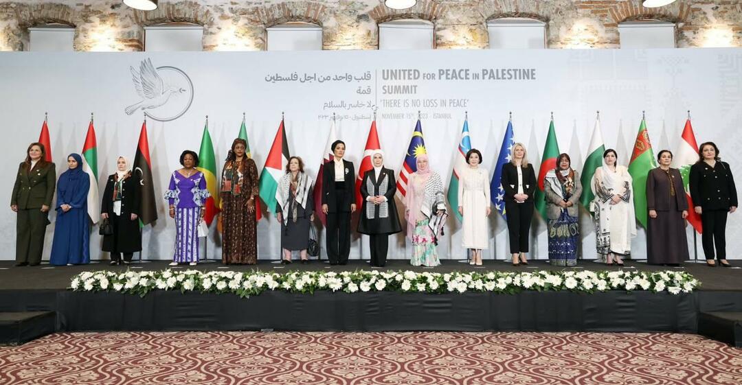 Едно сърце за среща на високо равнище на съпругите на лидерите на Палестина