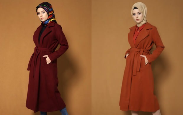 модели на палто хиджаб