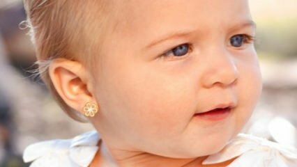 Кога трябва да се пробиват ушите на бебетата?
