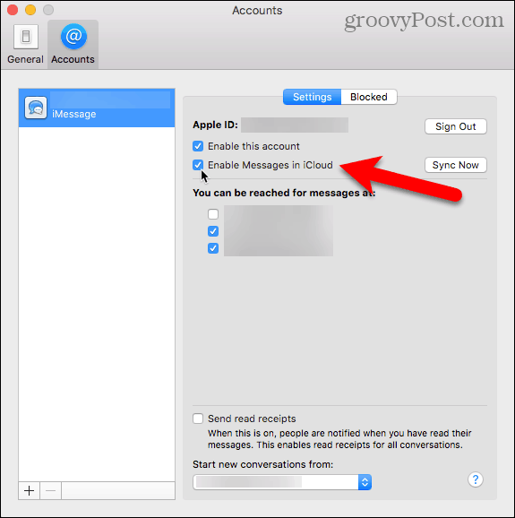 Активирайте съобщения в iCloud на вашия Mac
