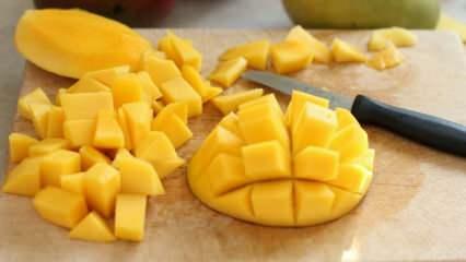 Как се нарязва манго? Как най-лесно да нарежете манго? Най-лесната техника за нарязване на манго у дома